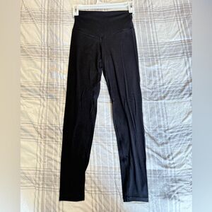 Aerie real me, 7/8, high rise black leggings in small
